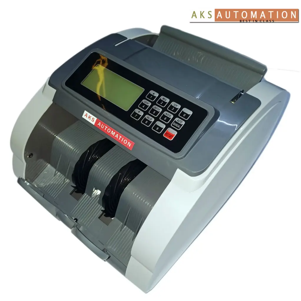 AKS AUTOMATION OVAL Cash Counting Machine with Fake Note Detection